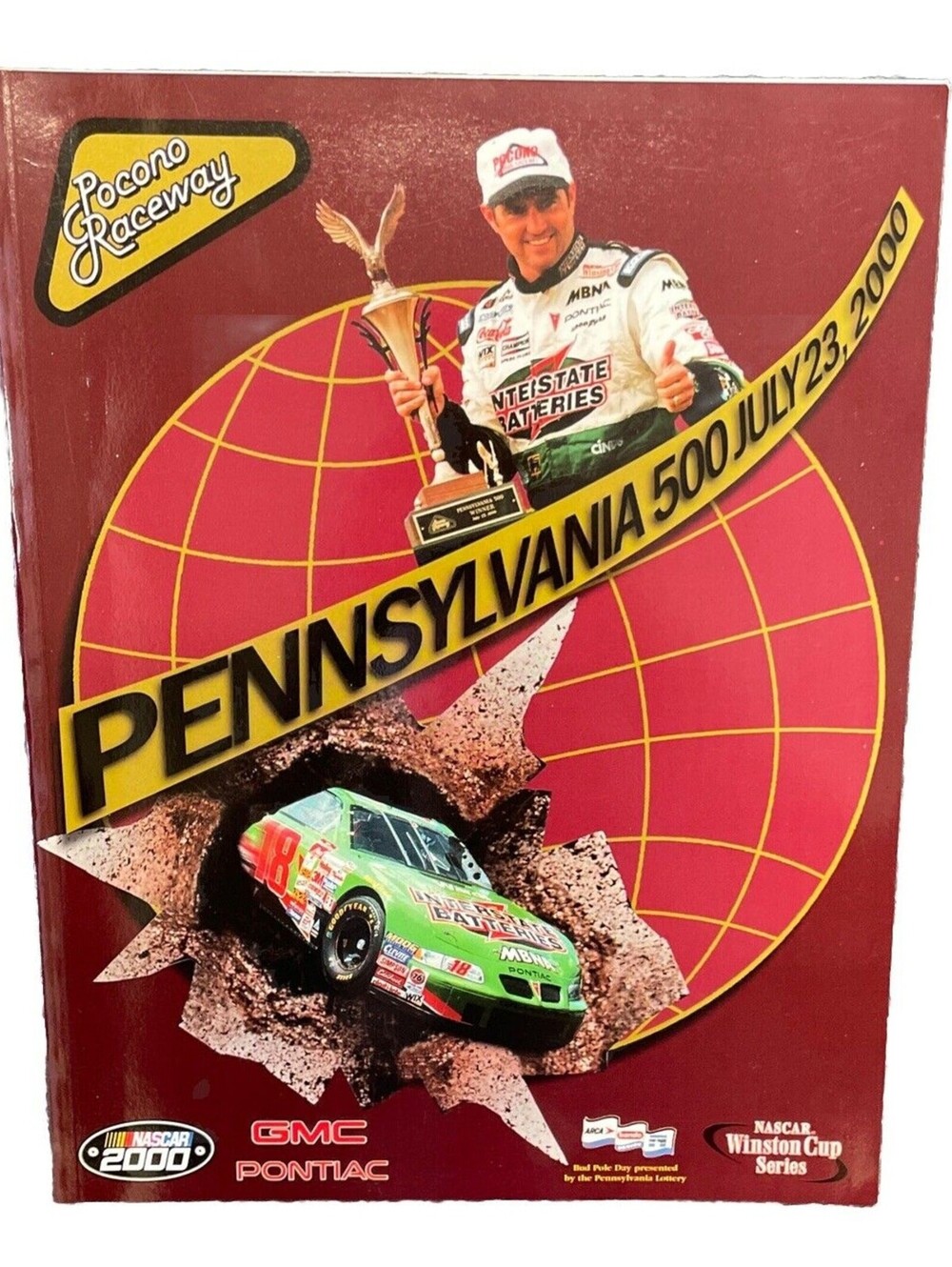 Pocono Raceway Pennsylvania 500 July 23 2000 Program Book